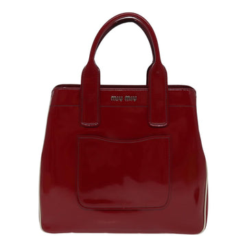 Miu Miu -- Red Leather Handbag 