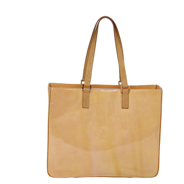 Louis Vuitton Columbus Camel Patent Leather Tote Bag