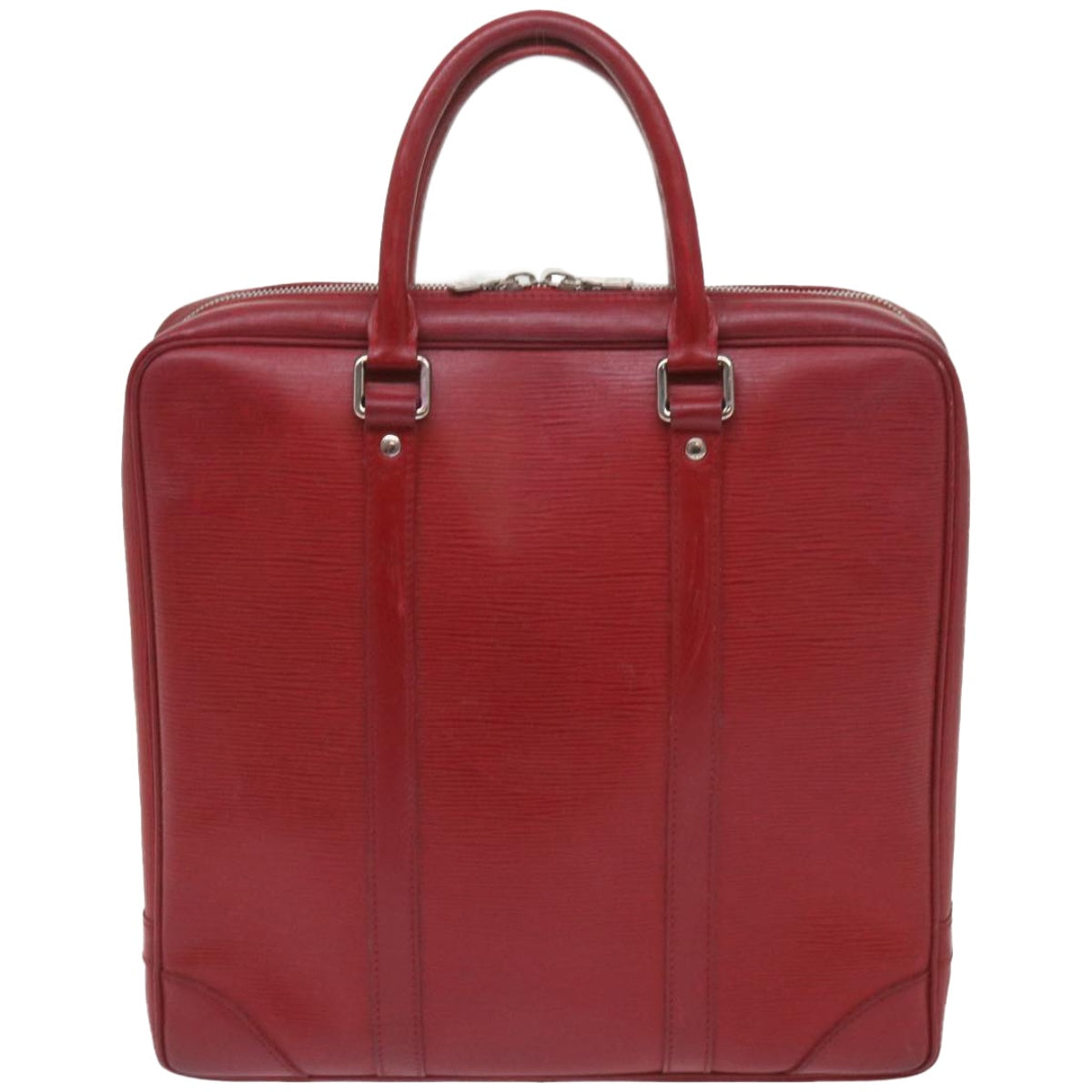 Louis Vuitton Vivienne Red Leather Briefcase Bag