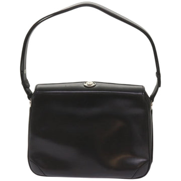 Gucci Interlocking G Black Leather Shoulder Bag