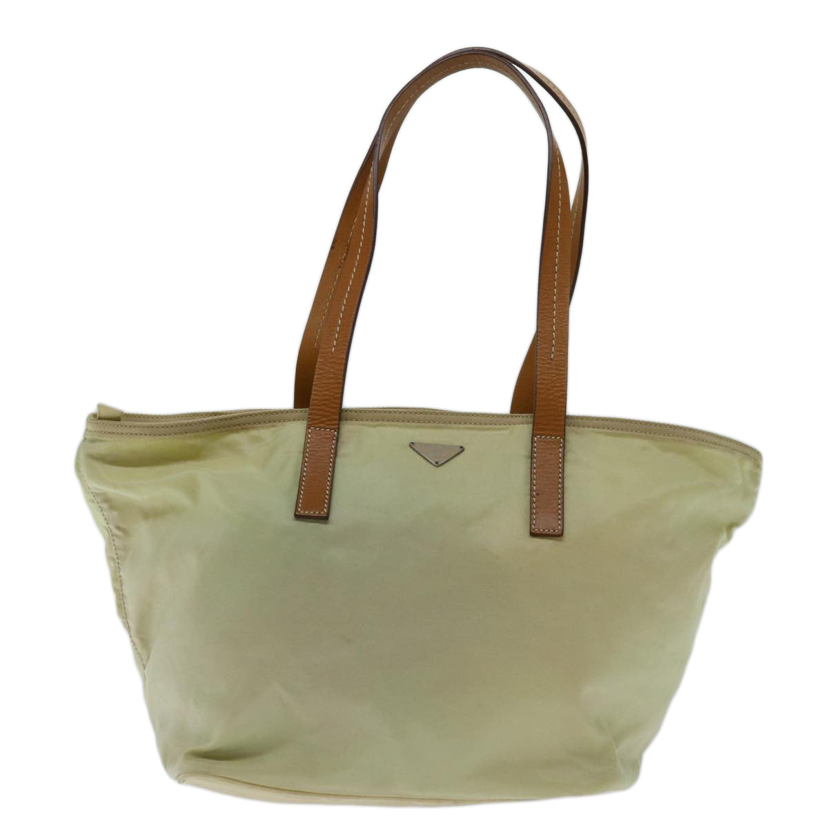 Prada Bourse Beige Synthetic Tote Bag