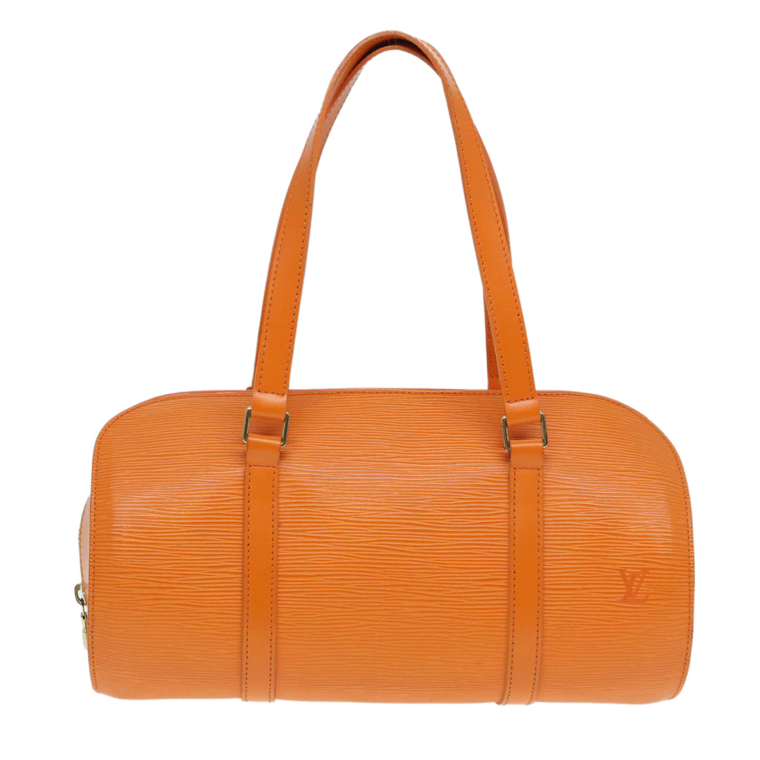 Louis Vuitton sufflot Orange Leather Handbag 