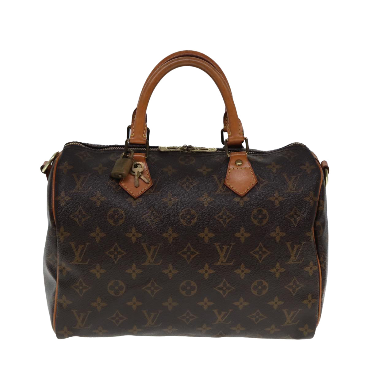 Louis Vuitton Speedy Bandoulière 30 Black Canvas Handbag 