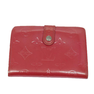 Louis Vuitton Porte-monnaie Red Patent Leather Wallet 