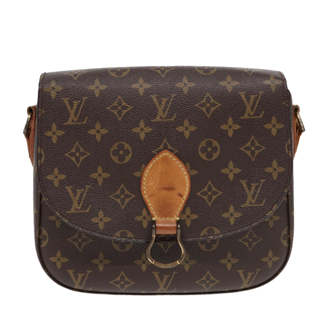 Louis Vuitton Saint Cloud Black Canvas Shoulder Bag