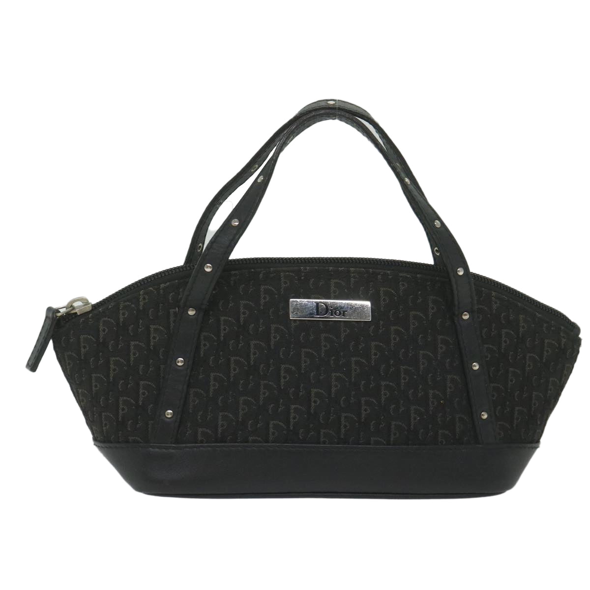 Dior Trotter Black Canvas Handbag 