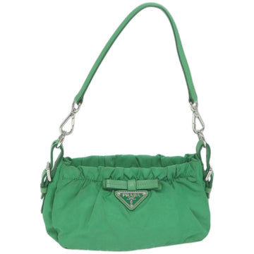 Prada Green Synthetic Shoulder Bag