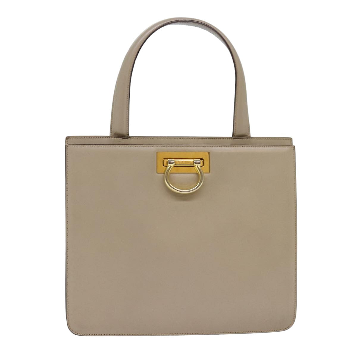 Céline Gancini Beige Leather Handbag 