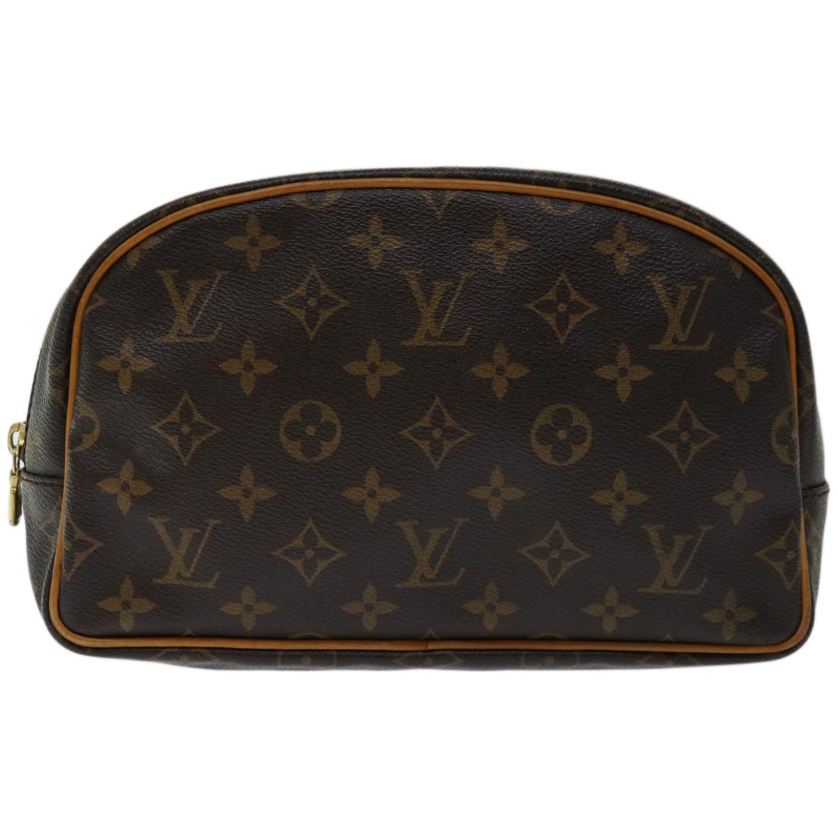 Louis Vuitton Brown Canvas Clutch Bag