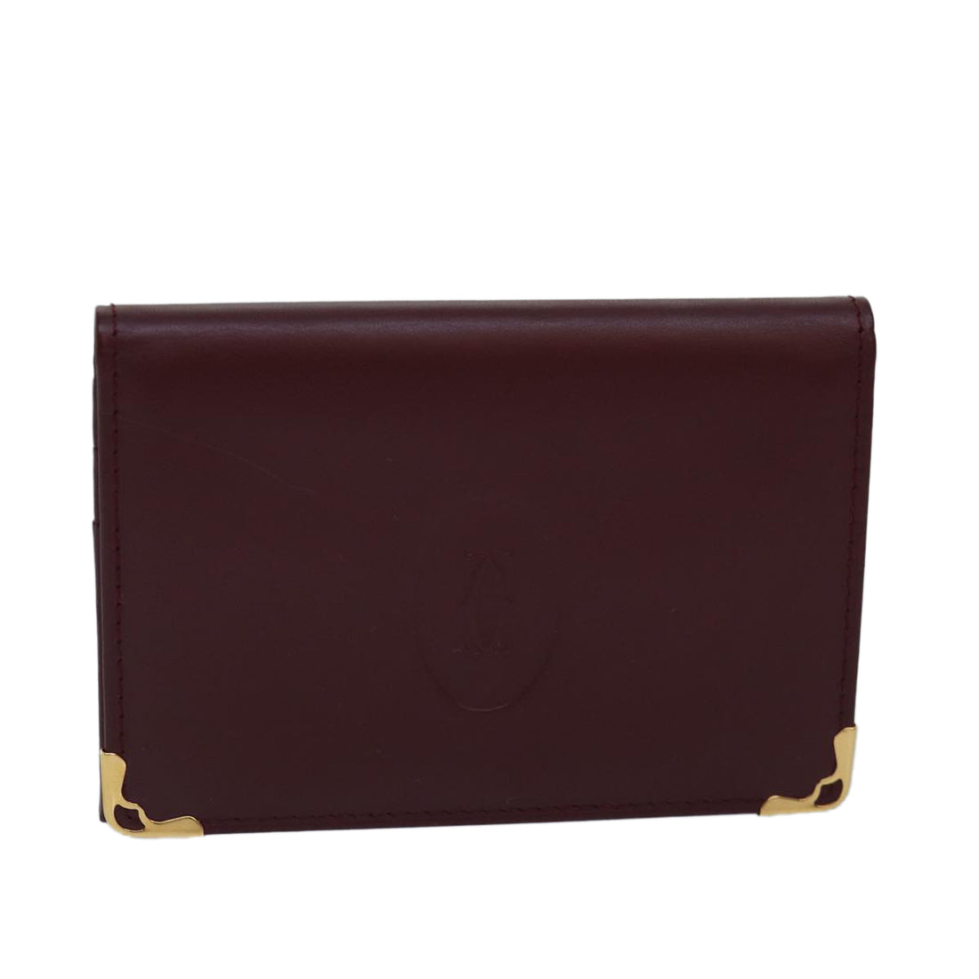 Cartier Must de Cartier Burgundy Leather Wallet 