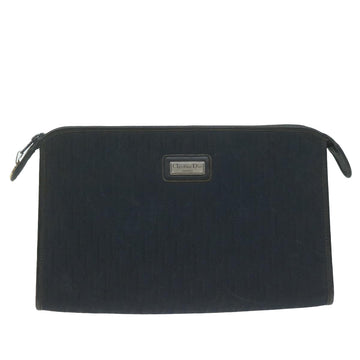 Dior Navy Canvas Clutch Bag