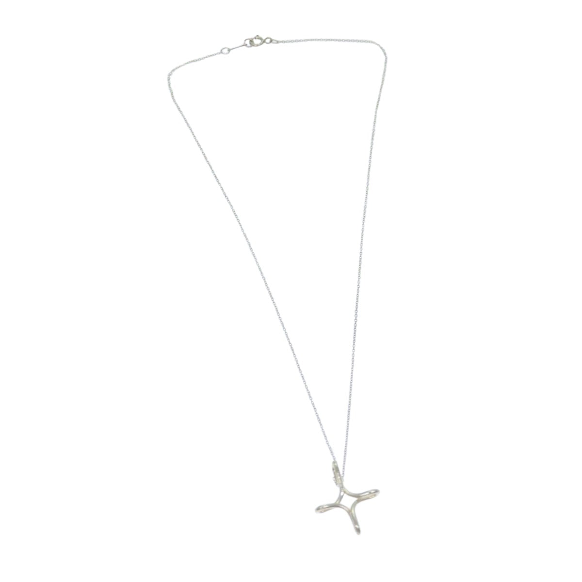 Tiffany & Co Croix infinity Silver Silver Necklace 