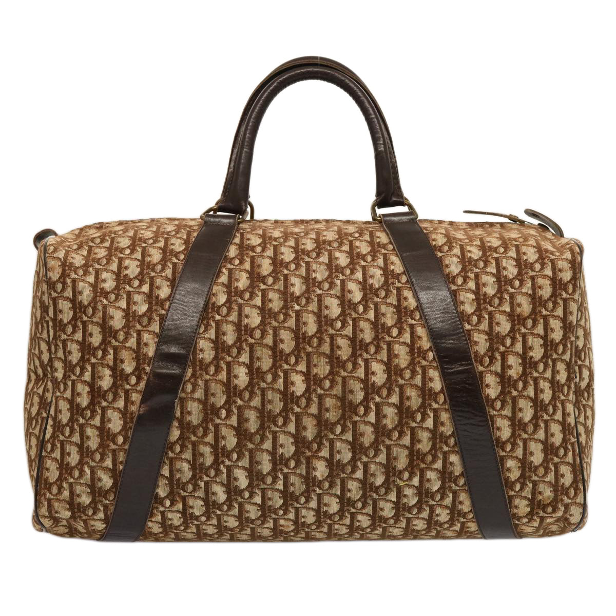 Dior Trotter Brown Canvas Travel Bag