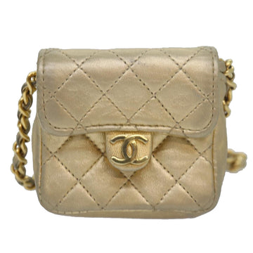 Chanel Timeless Gold Leather Shoulder Bag