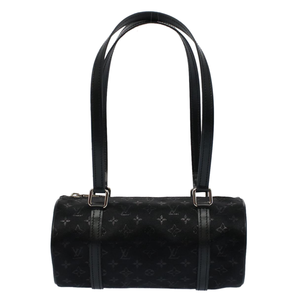 Louis Vuitton Papillon Black Canvas Handbag 