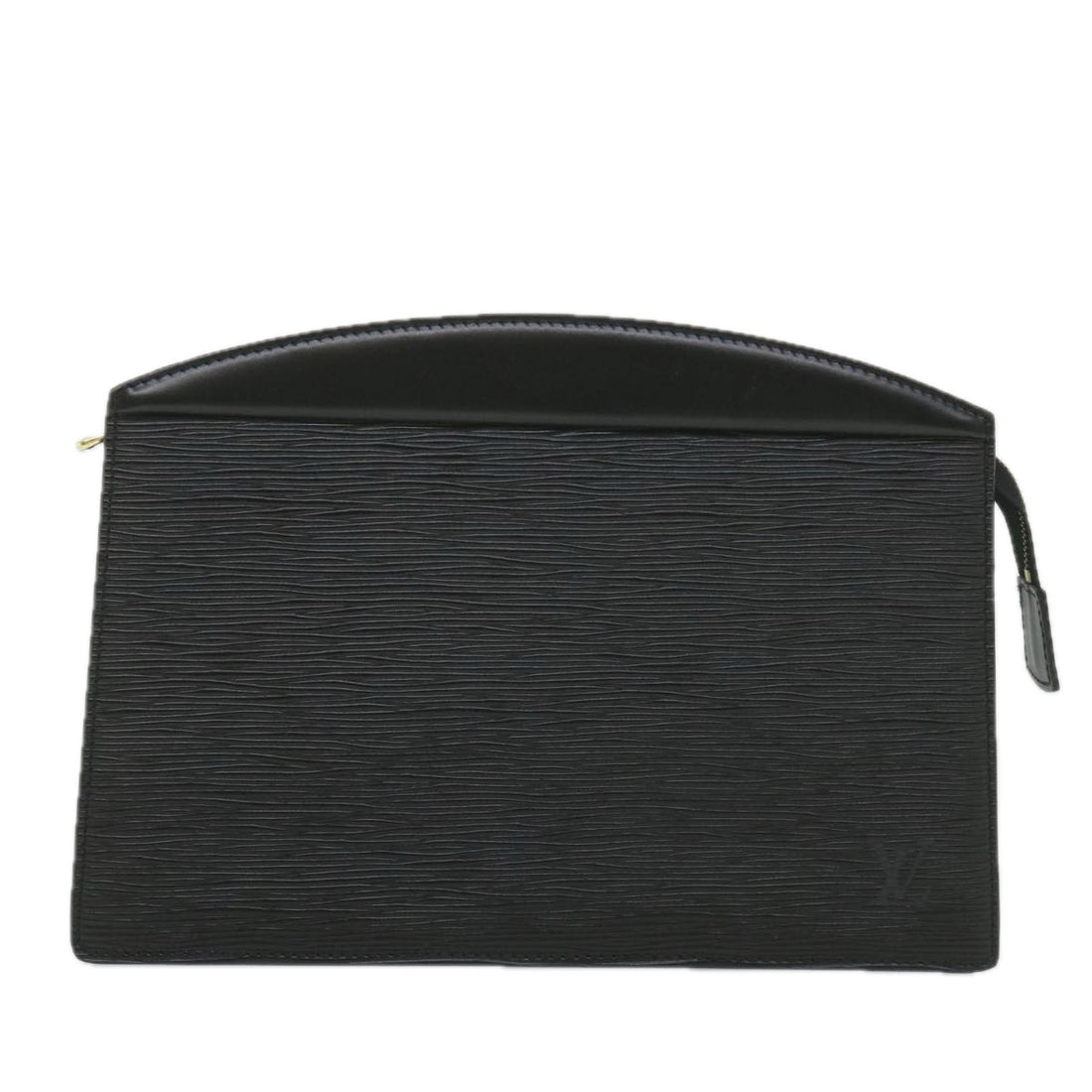 Louis Vuitton Trousse pochette Black Leather Clutch Bag