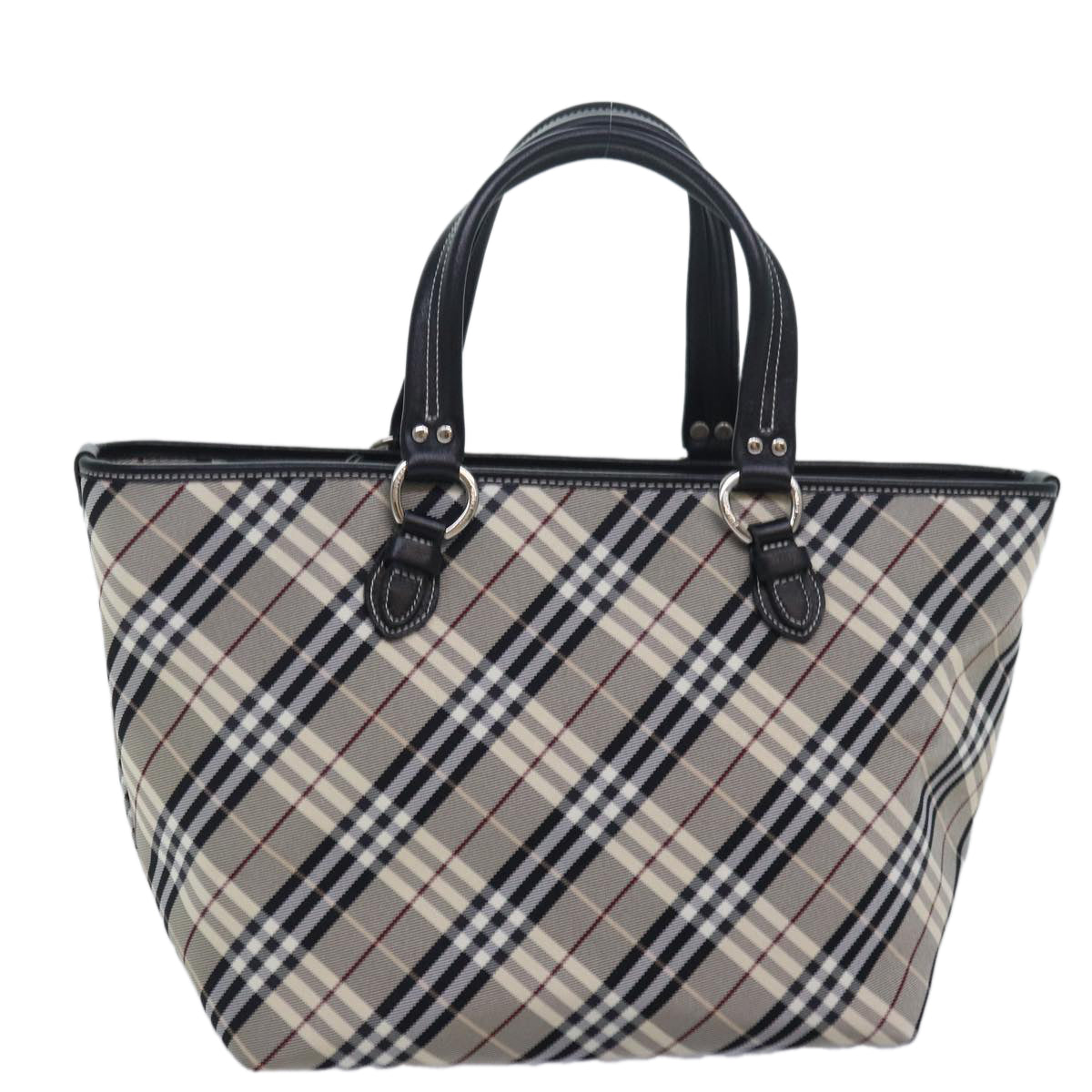 Burberry Blue Label Grey Synthetic Tote Bag