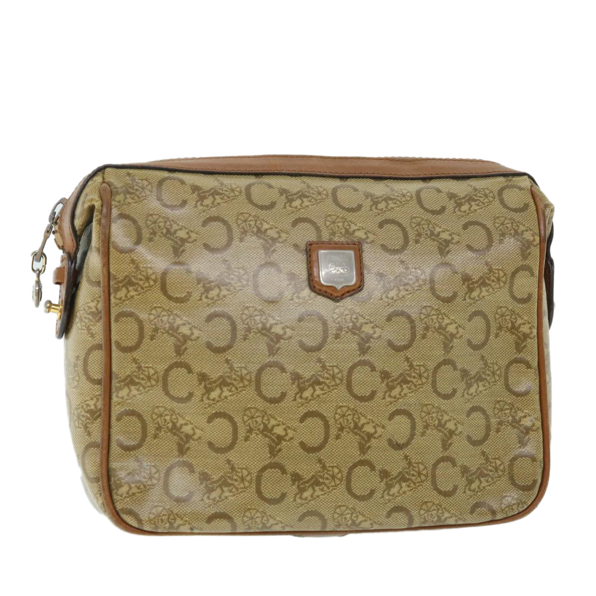 Dior -- Beige Canvas Clutch Bag