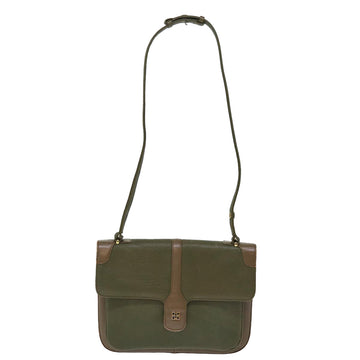 Givenchy Green Leather Shoulder Bag