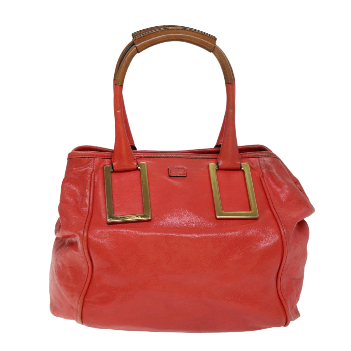 Chloé Ethel Red Leather Handbag 