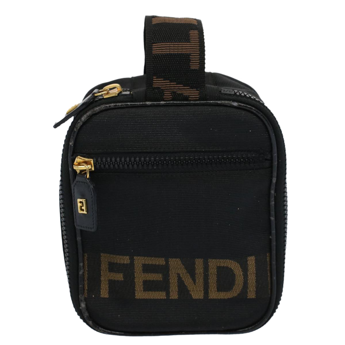 Fendi Black Synthetic Clutch Bag