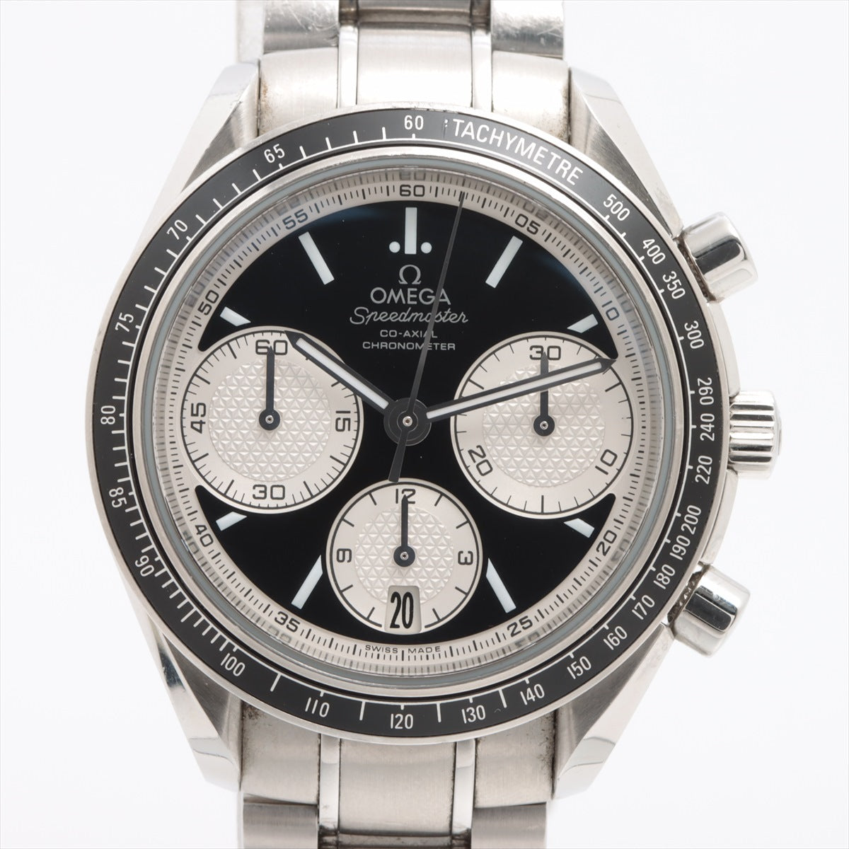 Omega Speedmaster Black Steel Watch 