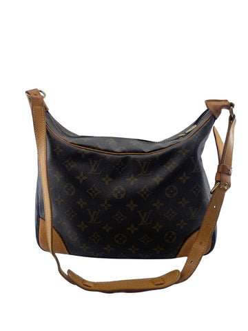 Louis Vuitton Boulogne Brown Leather Shoulder Bag