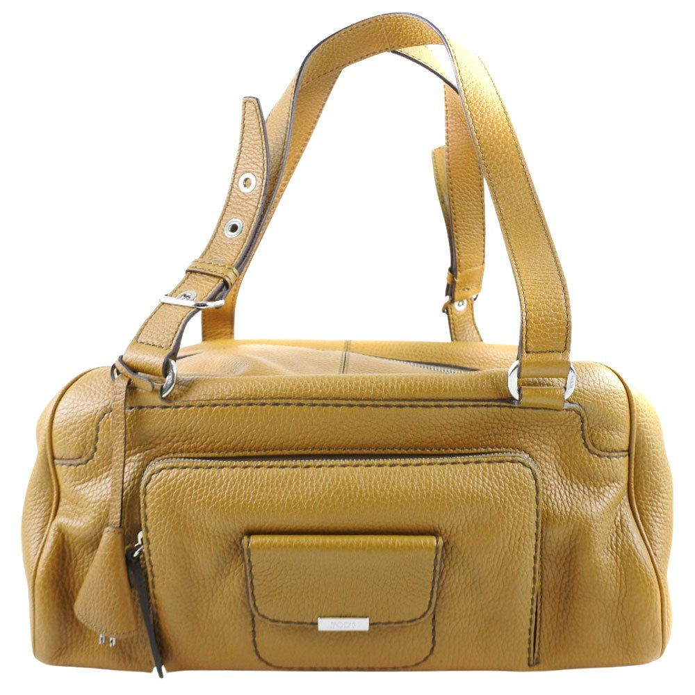 TOD'S Beige Leather Handbag 