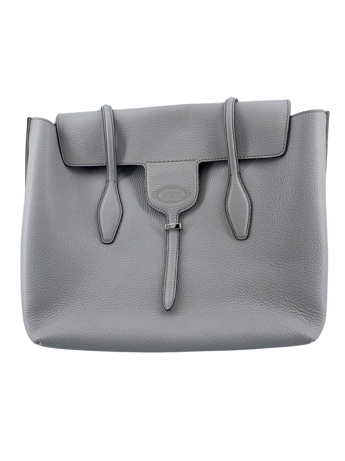 TOD'S Joy Beige Leather Tote Bag