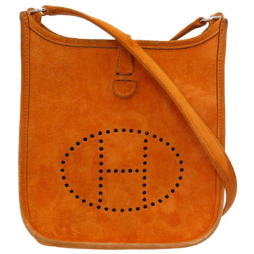 Hermès Evelyne Orange Leather Shoulder Bag