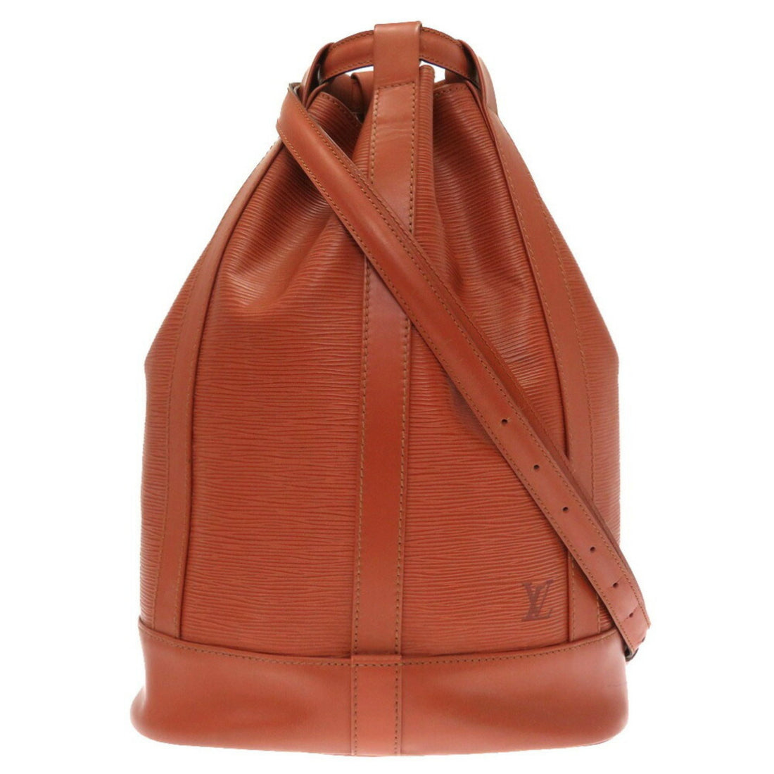 Louis Vuitton Randonnée Brown Leather Shoulder Bag