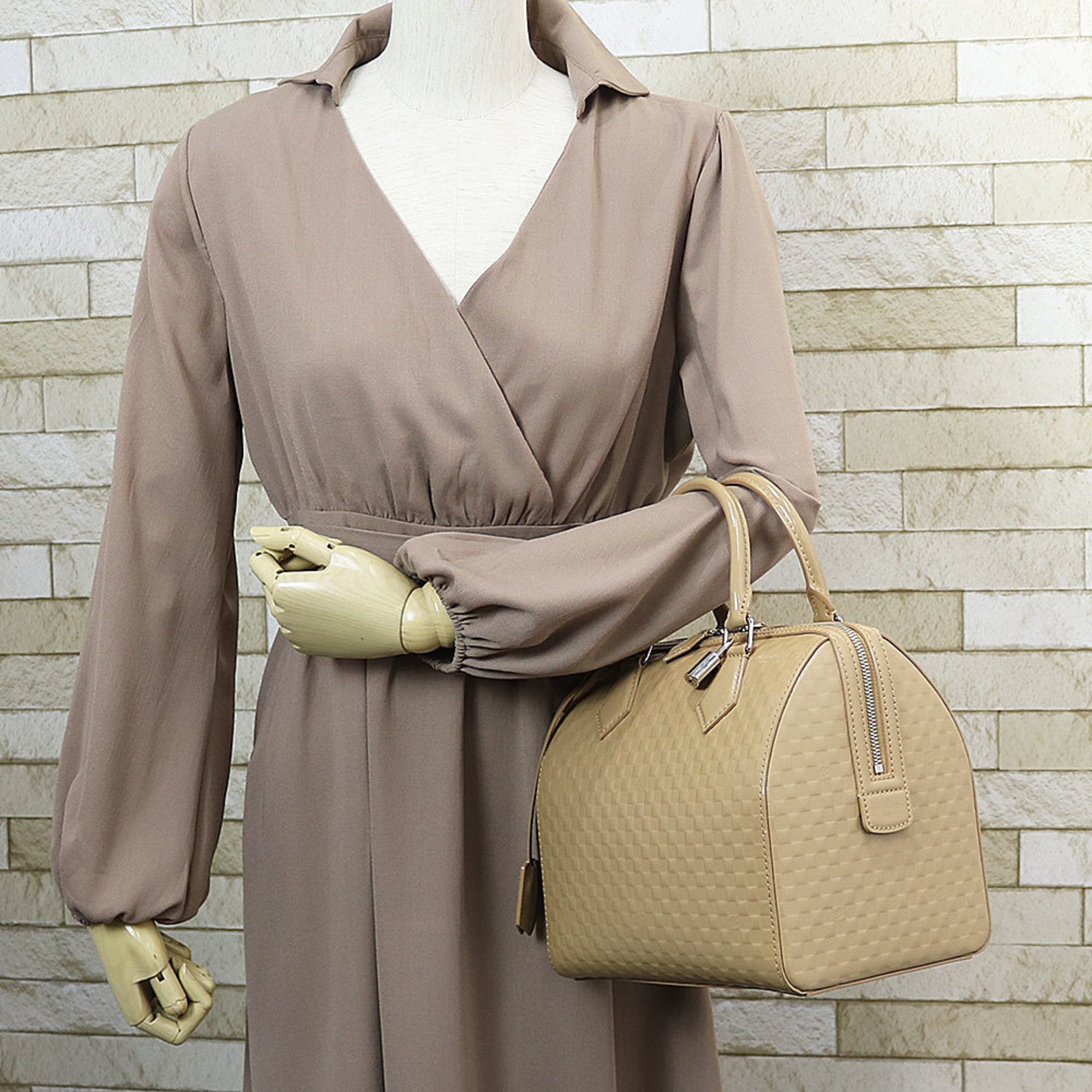 Louis Vuitton Speedy Beige Leather Handbag 