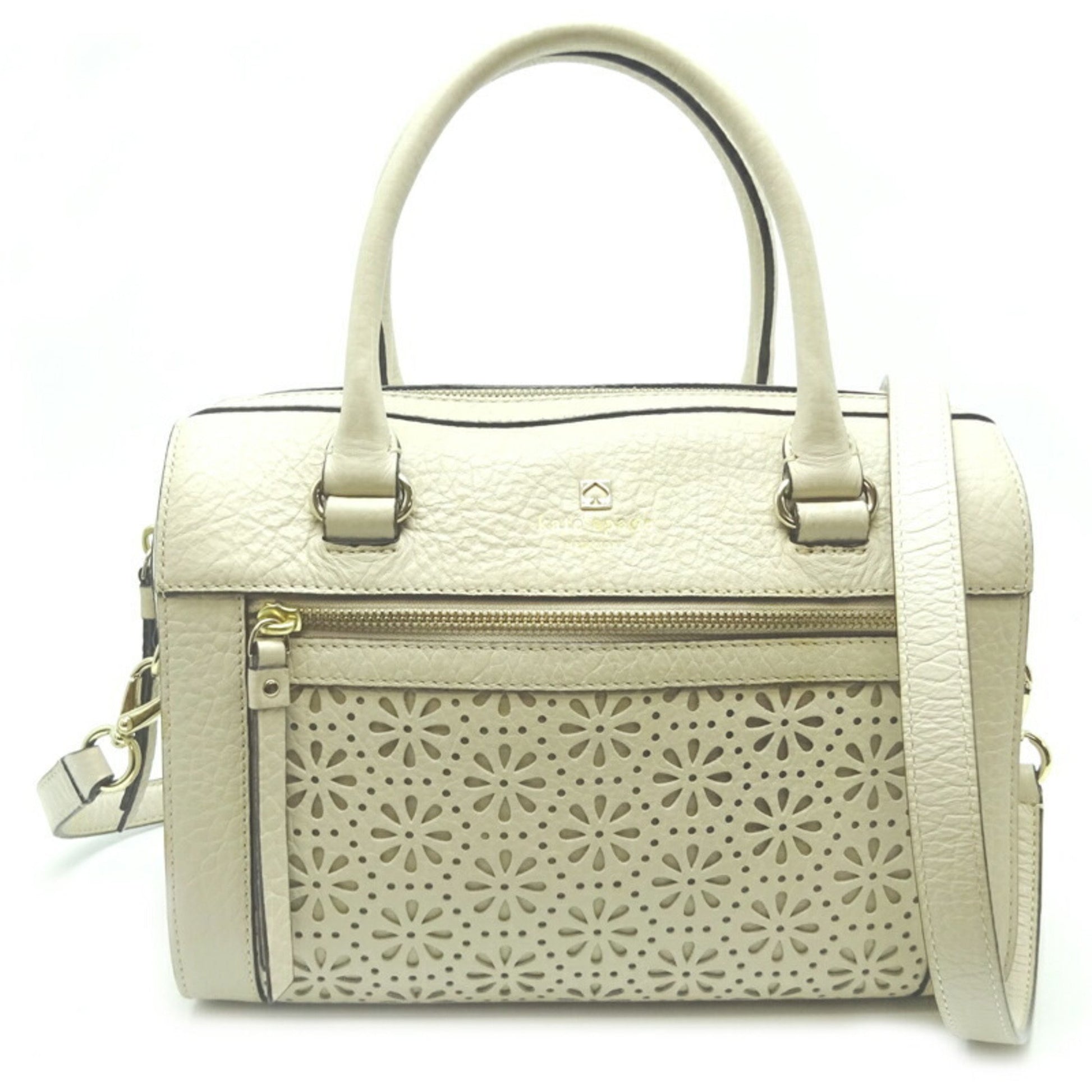 Kate Spade Beige Leather Handbag 