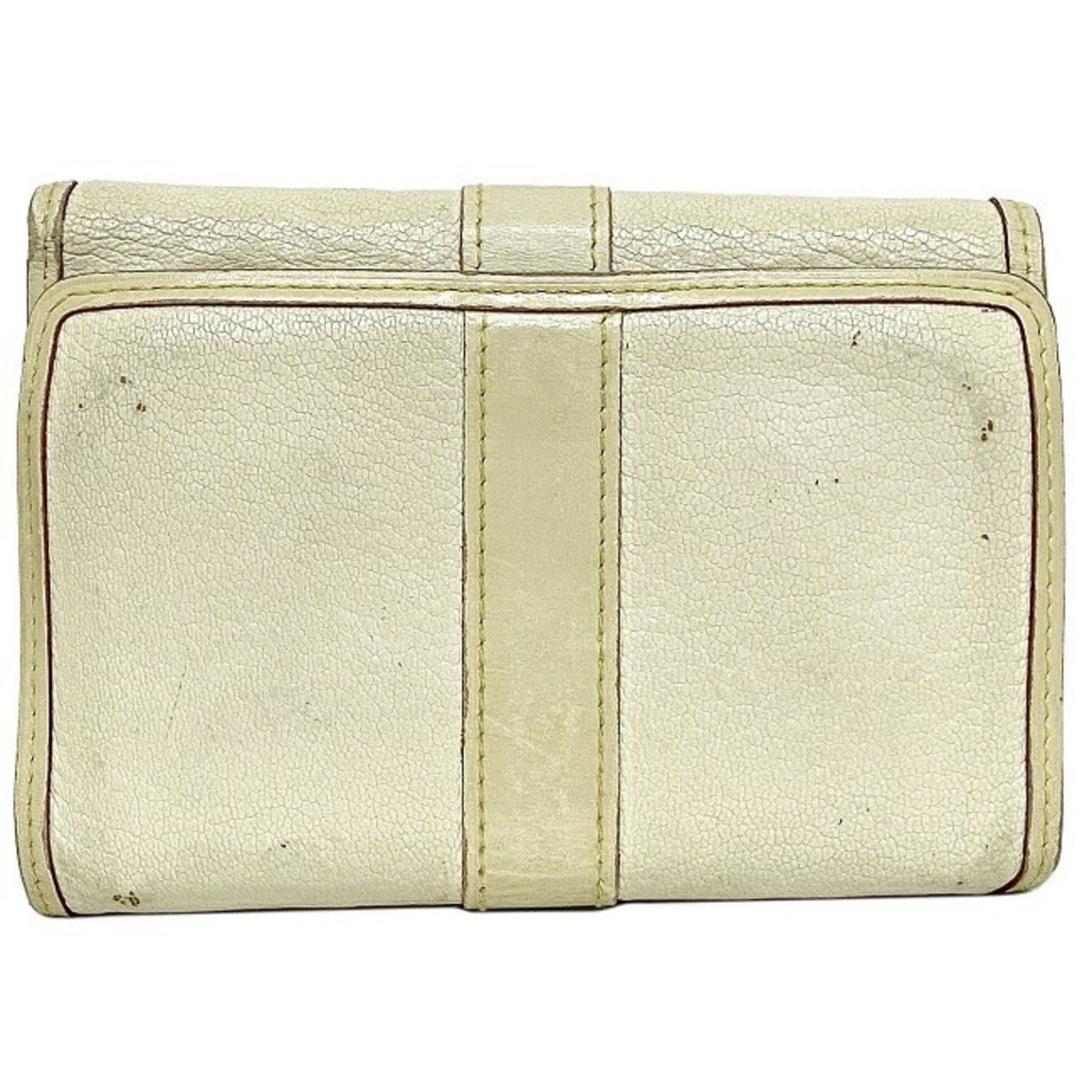 Louis Vuitton Suhali White Leather Wallet 