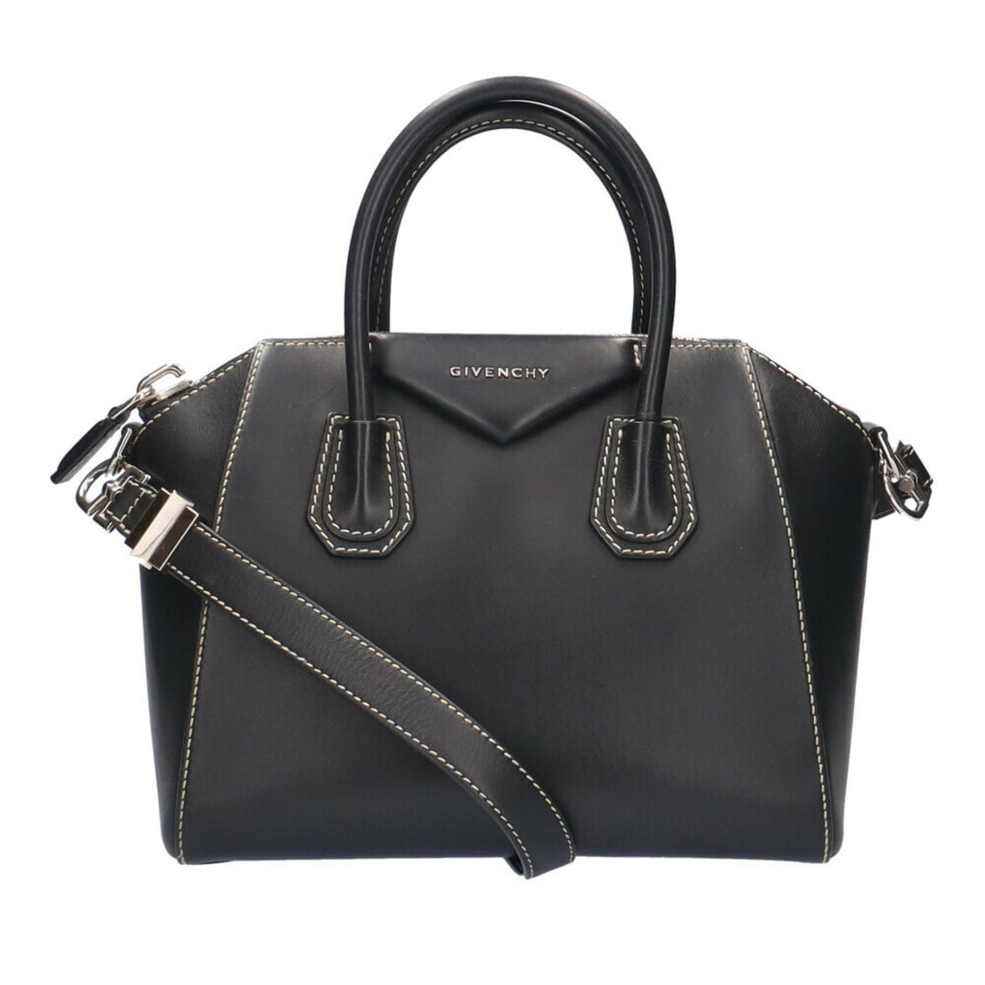 Givenchy Antigona Black Leather Handbag 