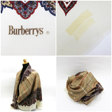 Burberry Brown Silk Shawl 