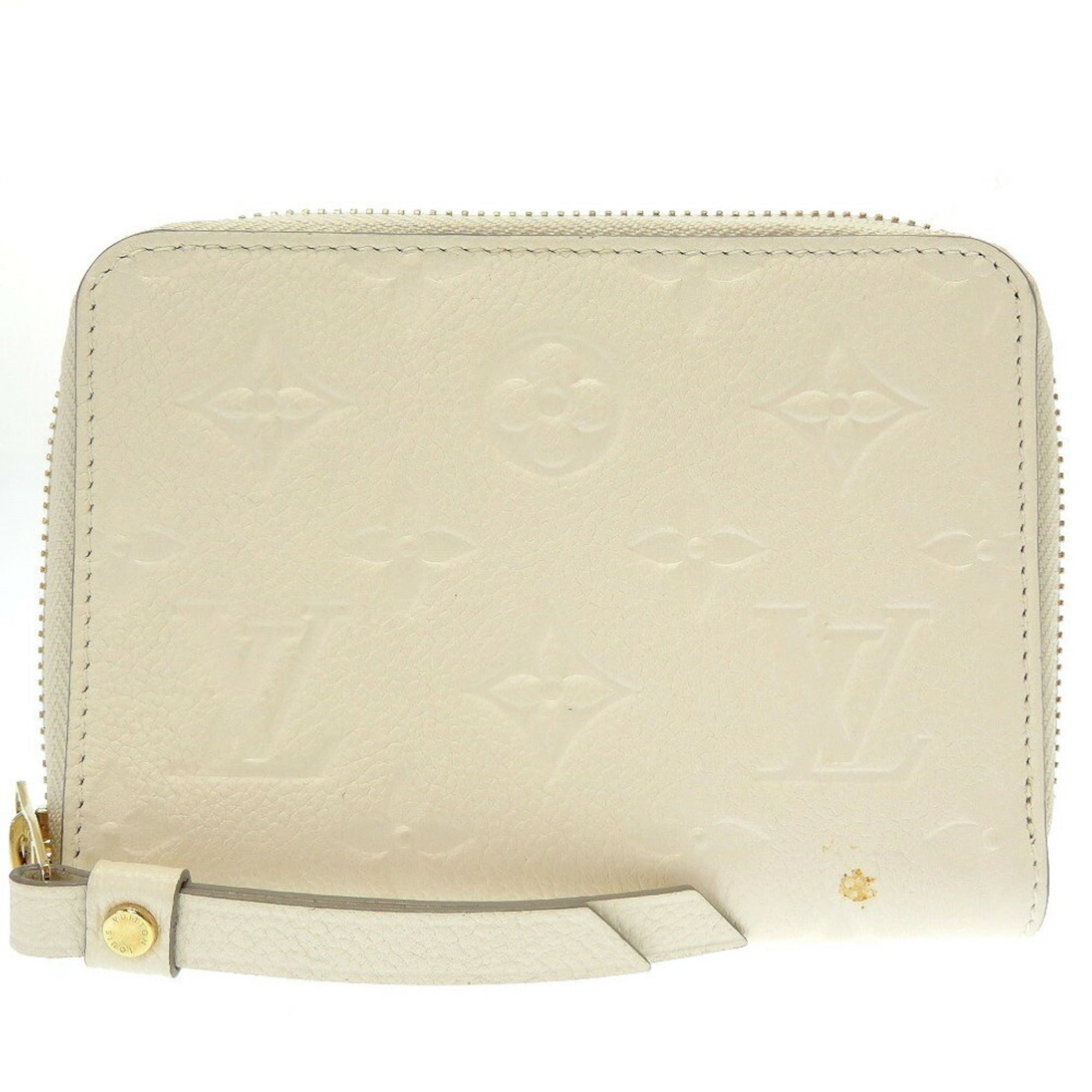 Louis Vuitton Portefeuille White Canvas Wallet 