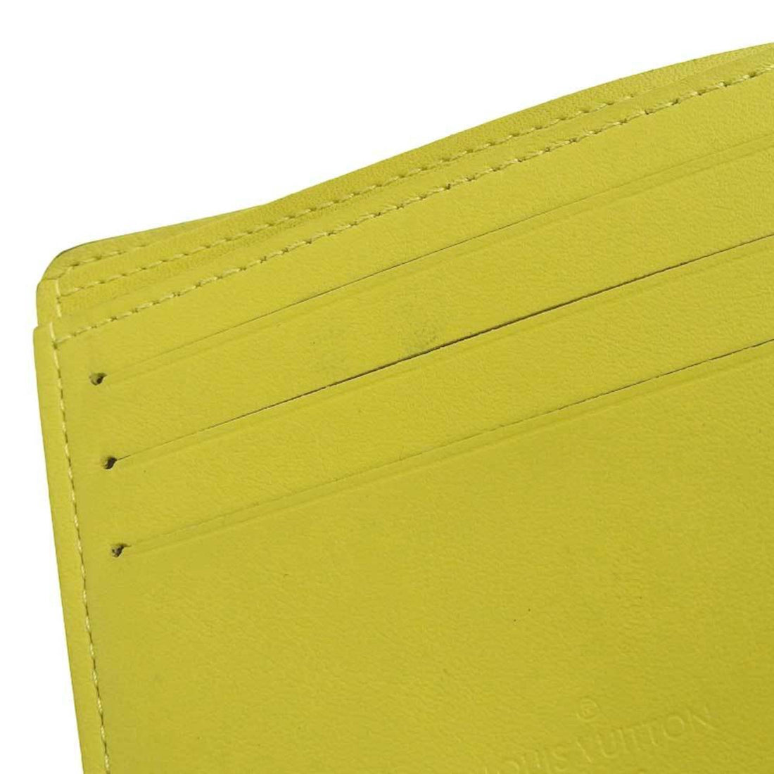 Louis Vuitton Yellow Canvas Wallet 