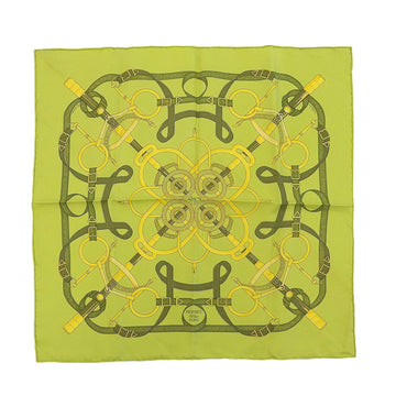 Hermès Green Silk Scarf 