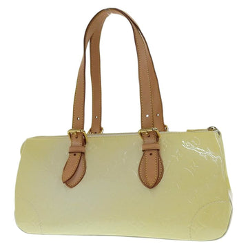 Louis Vuitton Rosewood Beige Patent Leather Shopper Bag