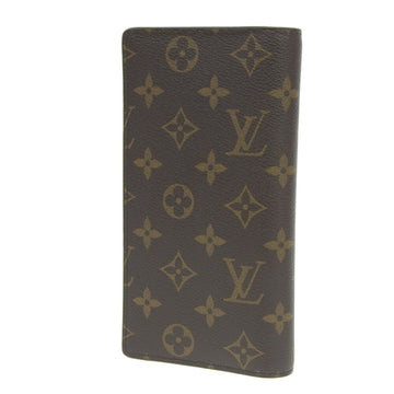 Louis Vuitton Portefeuille Brazza Brown Canvas Wallet 