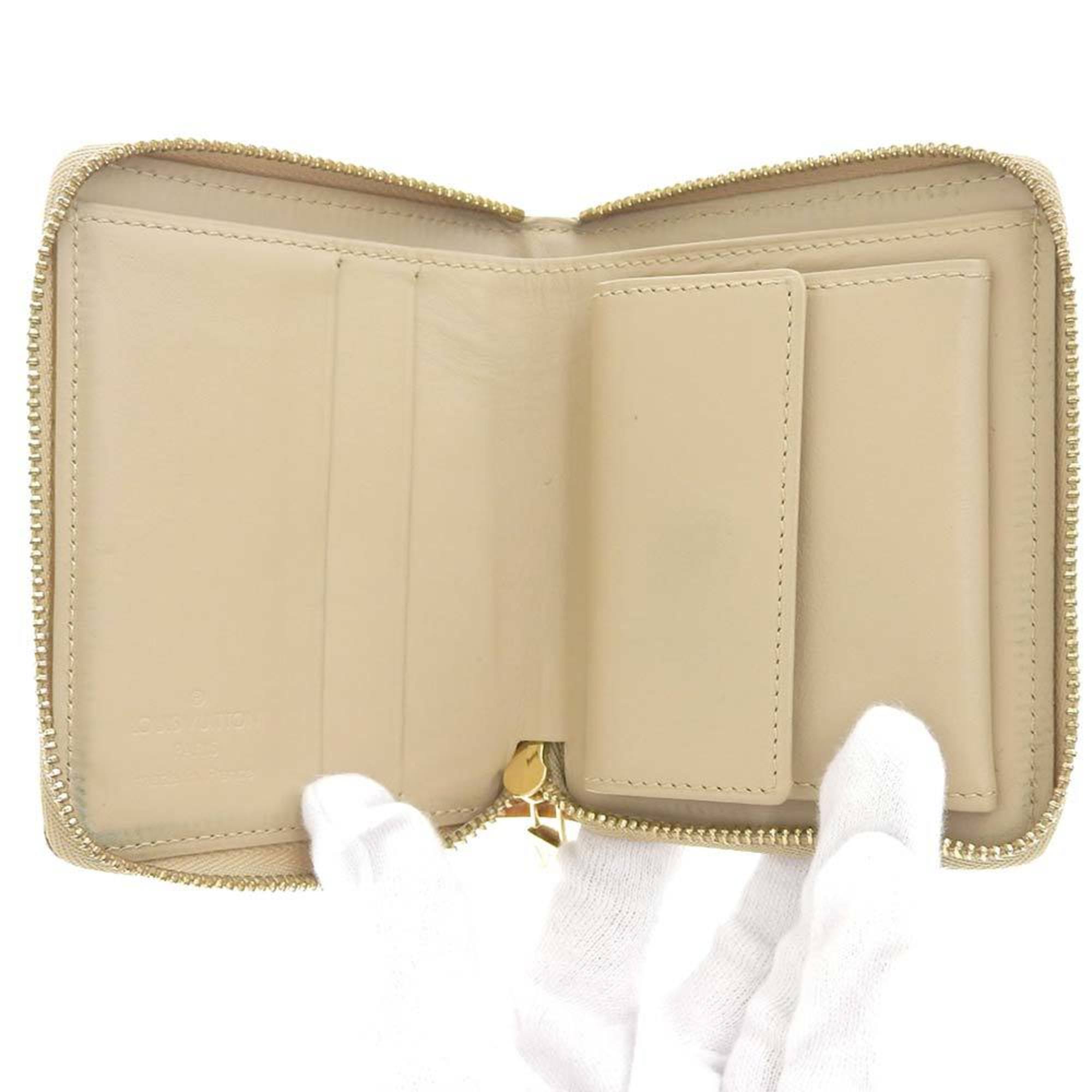 Louis Vuitton Portefeuille Beige Canvas Wallet 