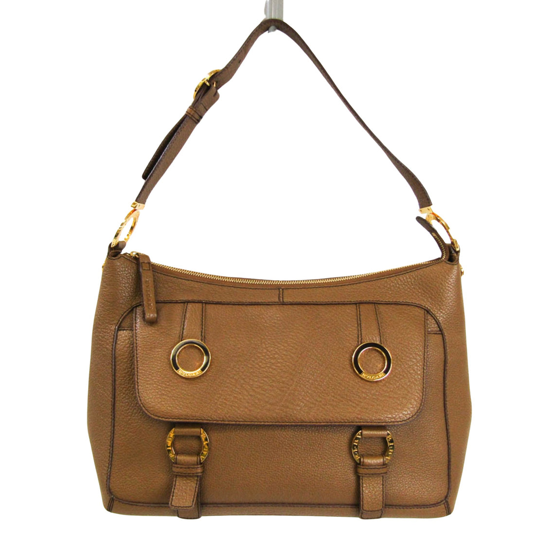 Bulgari B ZERO Camel Leather Shoulder Bag