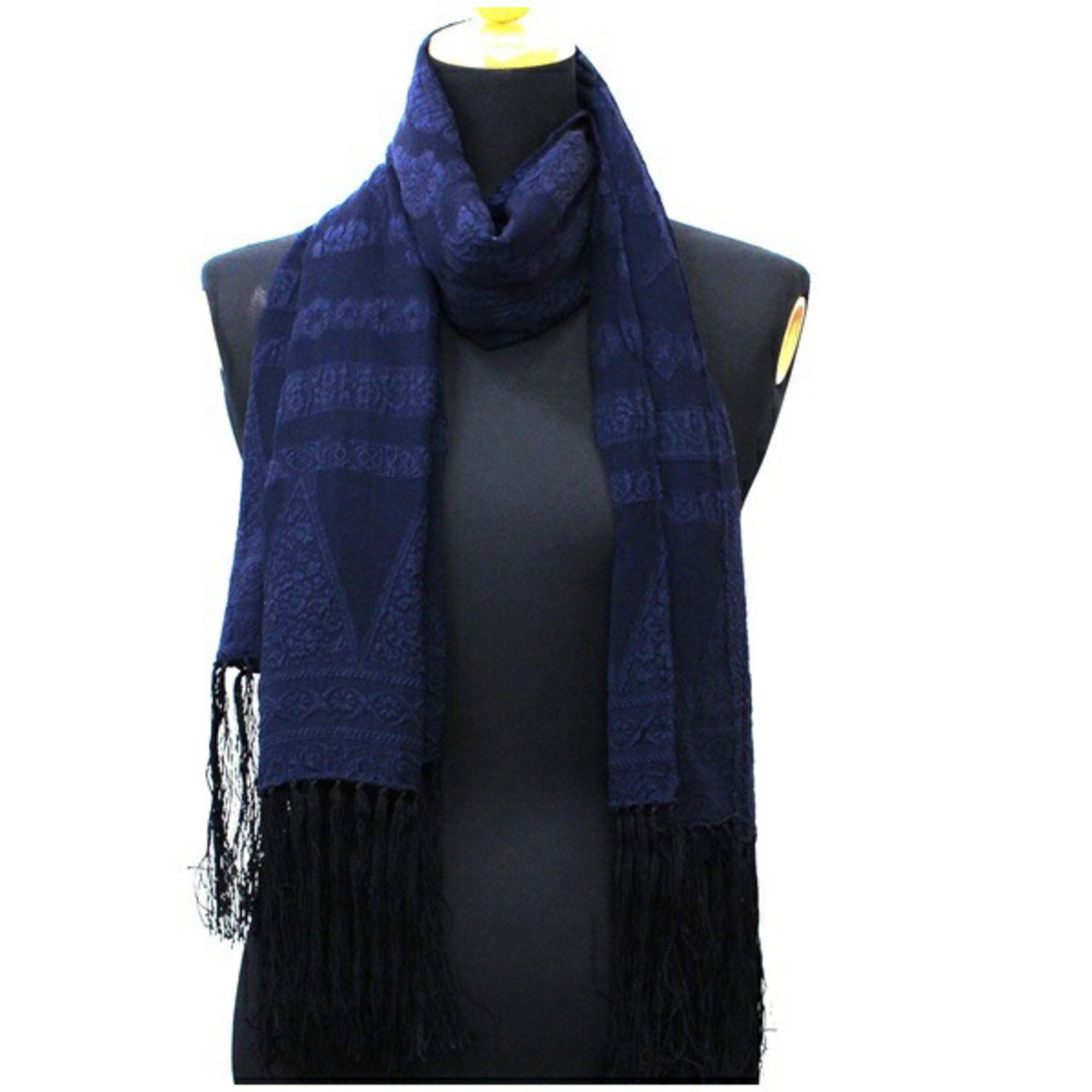 Armani Navy Silk Shawl 