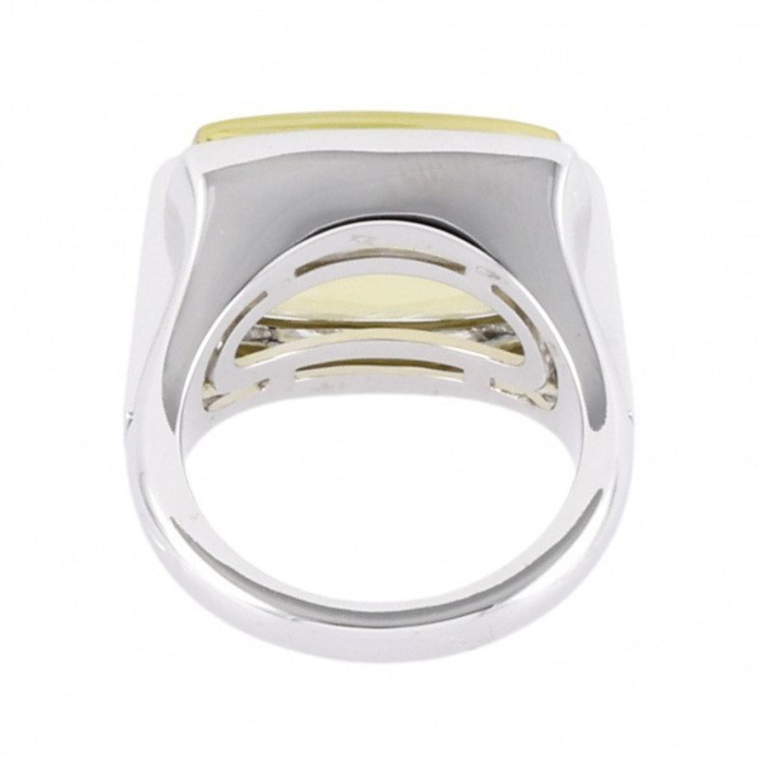 Bulgari White White Gold Ring 