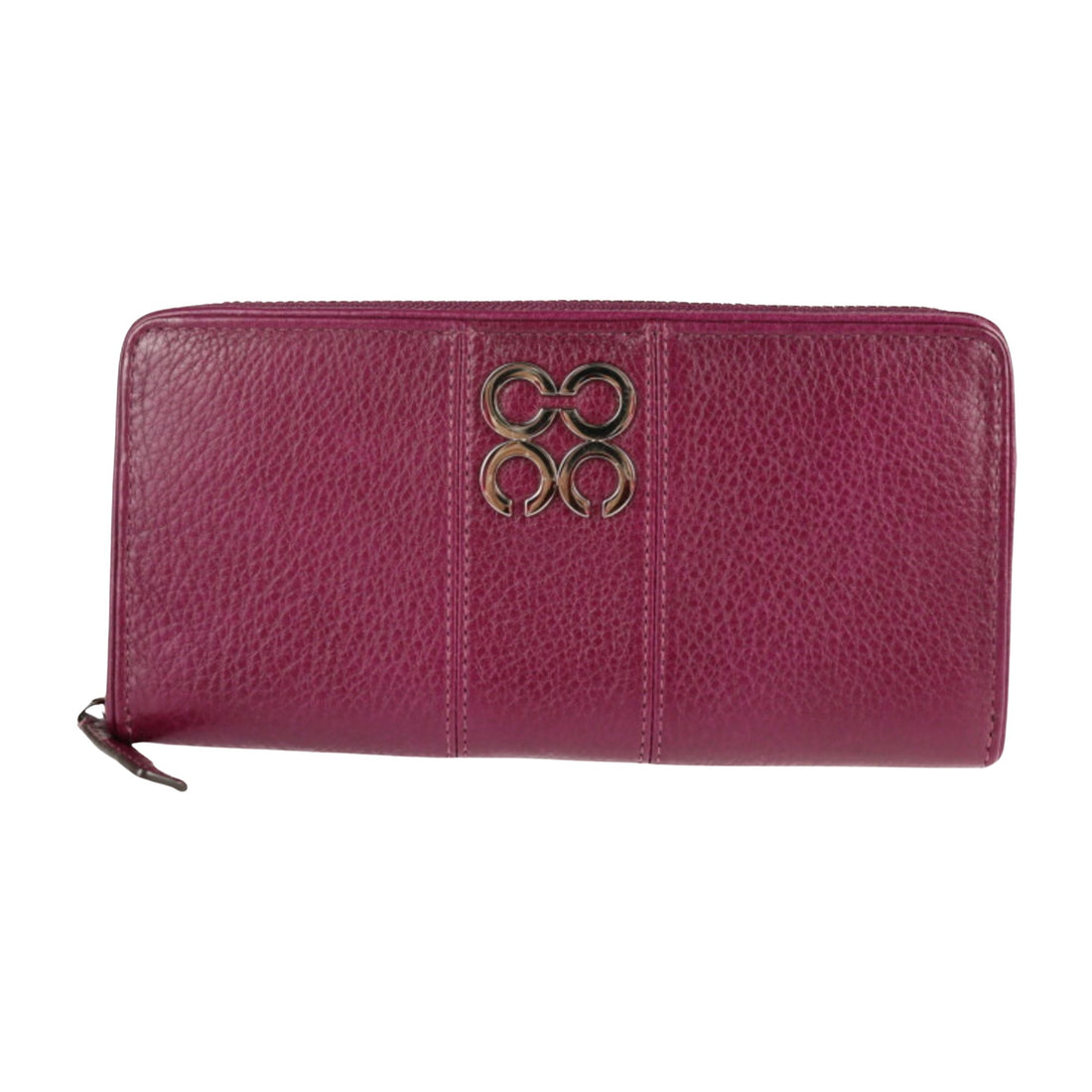 Coach Purple Leather Wallet 