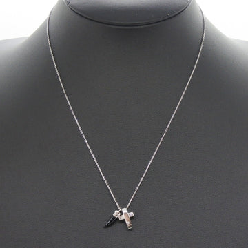 Emporio Armani Cross Silver White Gold Necklace 