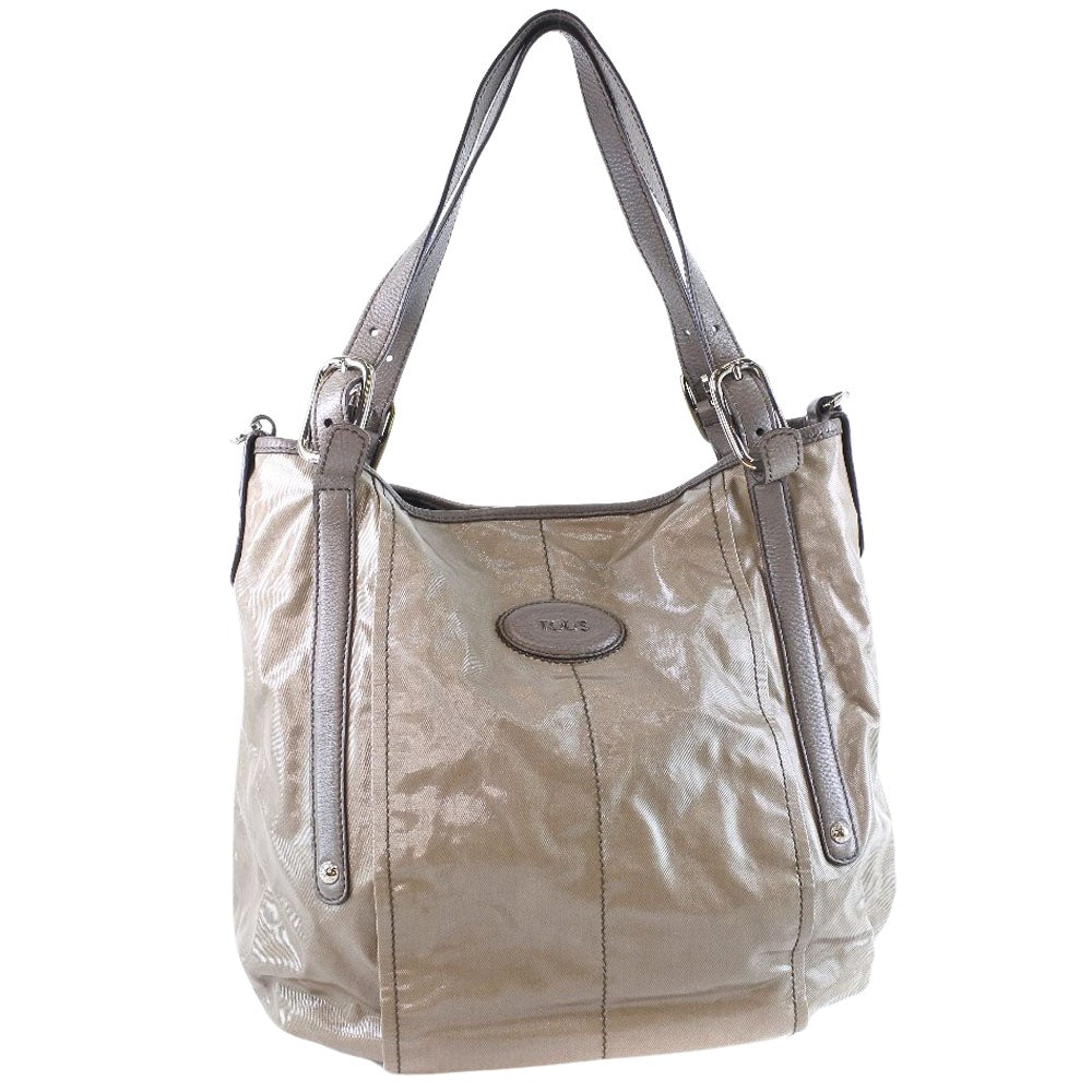 TOD'S Brown Synthetic Handbag 