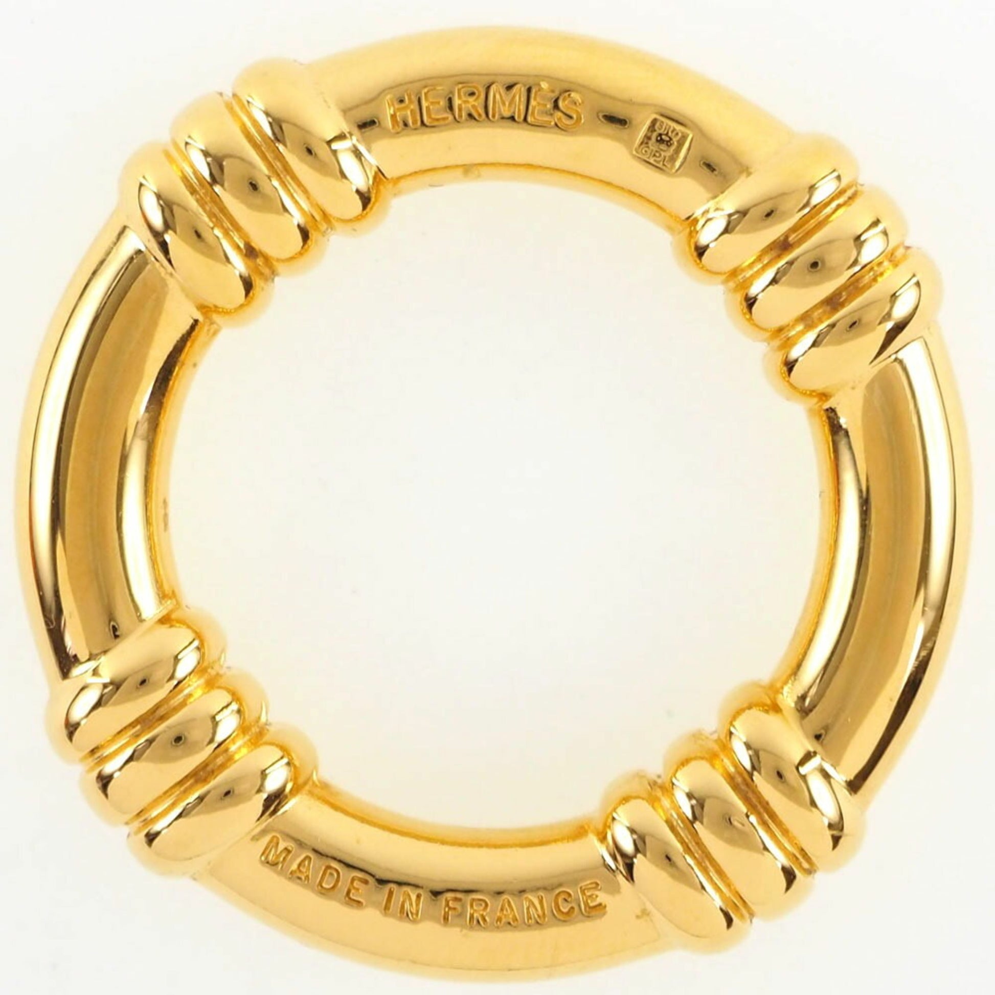 Hermès Gold Metal Ring 