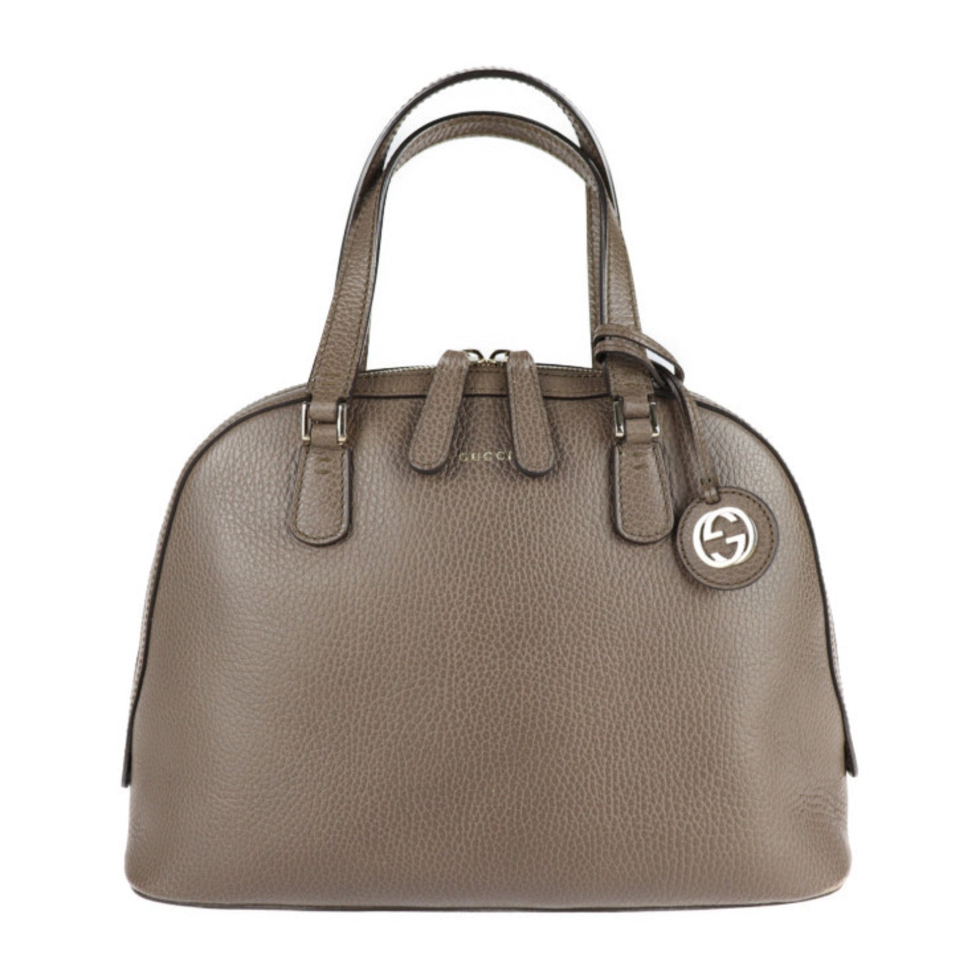 Gucci Dollar Brown Leather Handbag 